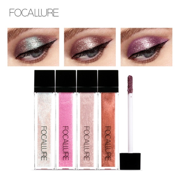 NEW Focallure Glitter Liquid Eyeshadow #06 - Picture 4 of 4